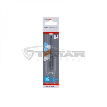 Bosch 2608900587 HEX-9 HardCeramic fúrószár, 3x90mm ( 2608579503)