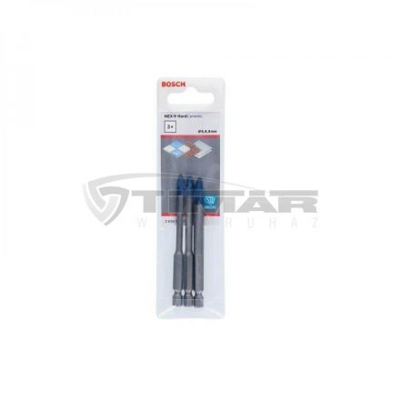 Bosch 2608900595 HEX-9 HardCeramic fúrószár, 3 db 5/6/8mm (2608579511)