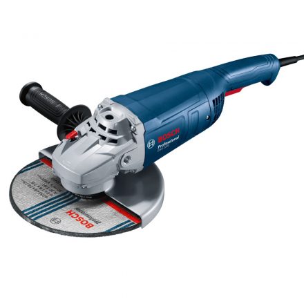 Bosch GWS2200-180 Sarokcsiszoló kombinált kapcsolóval 180mm 2200W, karton 06018C0320