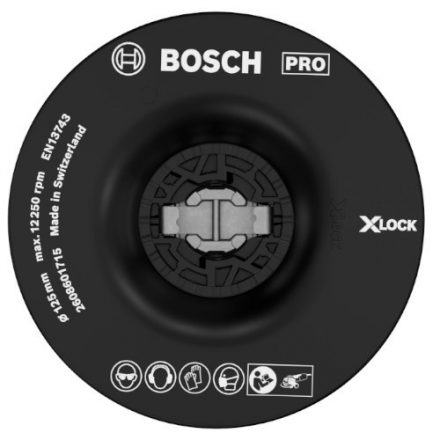 Bosch 2608601715 Alátéttényér X-LOCK 125mm közepes