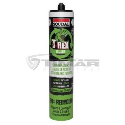 Soudal  T-REX Montage Light mat (zöld) Vízbázisú szerelőragasztó 350g 157453