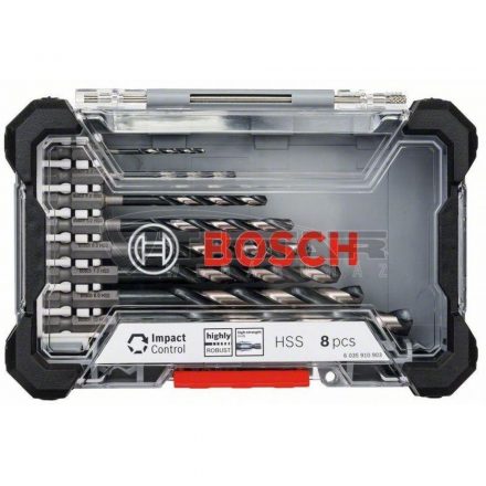 Bosch 2608577146 Impact Control HSS  Fémfúrószár készlet (2-10mm) 8 részes