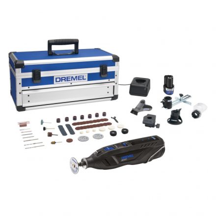 Dremel 8260-5/65 EU Okos Multifunkciós szerszám +tartozékokkal, 12V 3,0Ah, alu kofferben F0138260JF