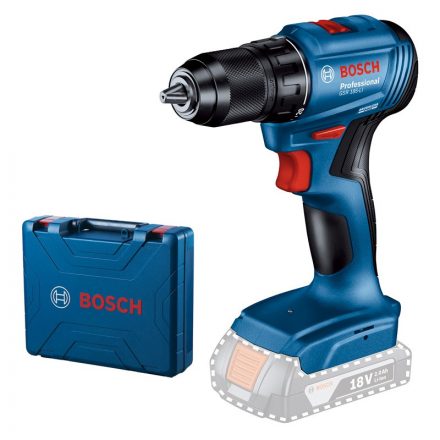 Bosch GSR185-LI Akkus fúrócsavarozó 18V akku és töltő nélkül, koffer 06019K3003