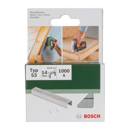 Bosch 2609255823 Tűzőkapocs PTK3,6Li-hez TYP53 14x11,4mm 1000db