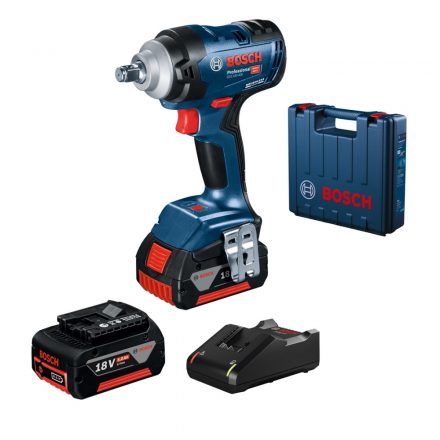 Bosch  GDS18V-400 Akkus ütvecsavarozó 1/2” 18V 5,0Ah, koffer 06019K0020