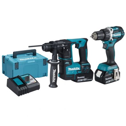 MAKITA  DLX2271TJ Akkus szett 18V Li-ion (DDF484Z,DHR171Z,2xBL1850,DC18RC)