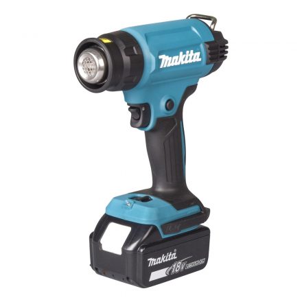 Makita  DHG181RT1J Akkus hőlégfúvó pisztoly 18V LXT 5,0Ah, MAKPAC koffer