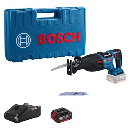 Bosch  GSA185-Li Akkus orrfűrész BITURBO 18V 5,0Ah, szerszámkoffer 06016C0021