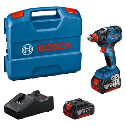 Bosch  GDX18V-200  Akkus ütvecsavarozó 1/2” - 1/4” 18V 4,0Ah, L-CASE 06019J2206