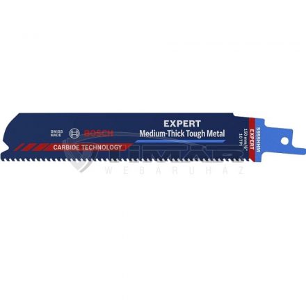 Bosch 2608900373 Szablyafűrészlap S 955 HHM exp. Medium-Thick Tough Metal 1db