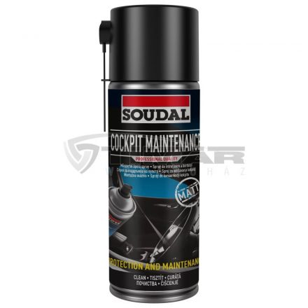 Soudal  COCKPIT MAINT Műszerfal álpoló spray, szilikonmentes 400ml 159386