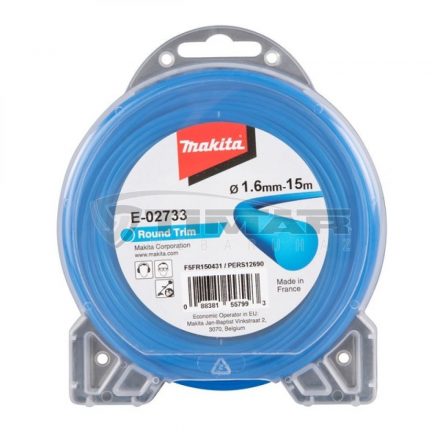 Makita  E-02733 Damil 1.6mm (15m), kerek, kék "roundTRIM"