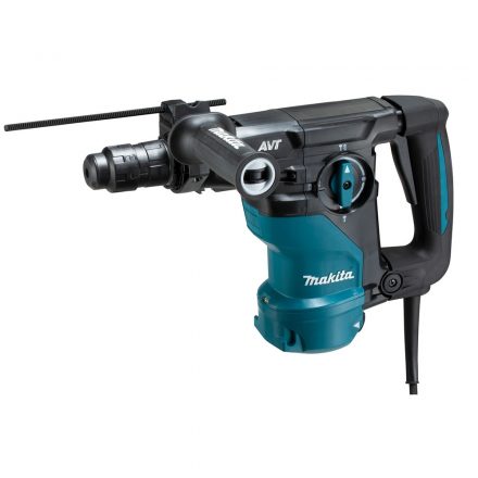 Makita  HR3012FCWJ Fúró-vésőkalapács +DX11 porelszívó SDS-Plus 1050W MAKPAC koffer