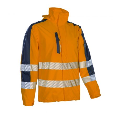 Munkavédelmi  Dzseki HOTARU HI-VIZ S-es softshell, jólláthatósági narancs 5HOT17000S