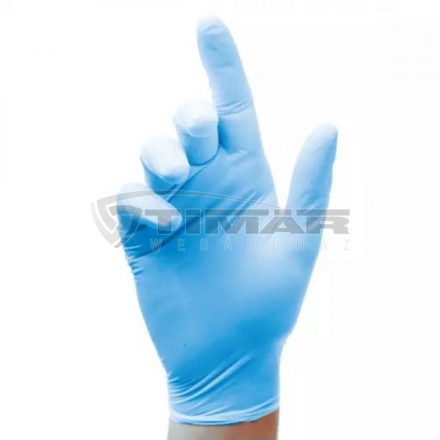 Munkavédelmi  Vizsgálókesztyű Blue Flex Kék, púdermentes nitril, 100db SSY-MA1917P0  10/XL