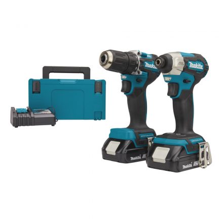 Makita  DLX2423AJ Akkus gép szett (DDF487Z+DTD157Z) 18V LXT 2x2,0Ah MakPac koffer