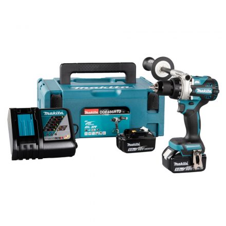 Makita  DDF486RTJ Akkus fúró-csavarbehajtó 18V LXT 5,0Ah MakPac koffer