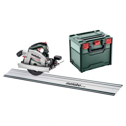 Metabo  KS18LTX66BL Set Akkus körfűrész +FS160 vezetősín 18V akku és töltő nélkül, metaBox340 691194840