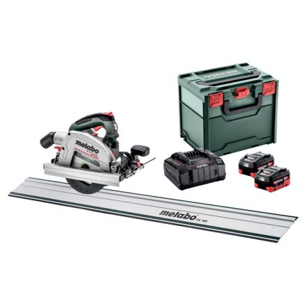 Metabo  KS18LTX66BL Set Akkus körfűrész +FS160 vezetősín 18V Li-HD 8,0Ah metaBox340 691194810