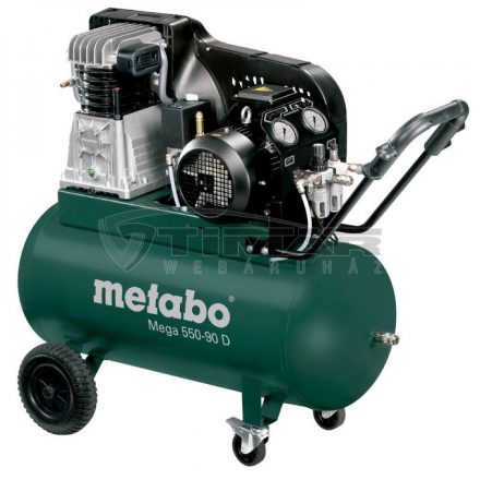 Metabo  Mega550-90D Kompresszor 90Liter, 11bar 601540000