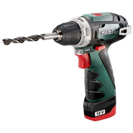 Metabo  PowerMaxx BS Basic Akkus fúró-csavarbehajtó 12V Li-Power 2x2,0Ah, karton 600984000