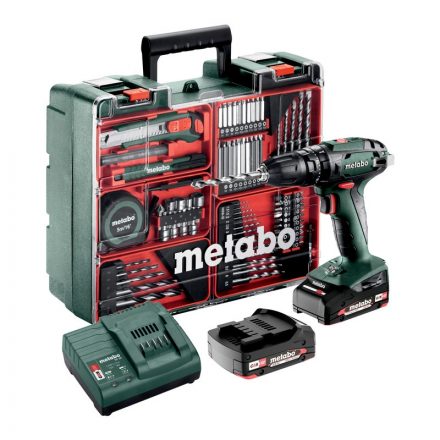 Metabo  SB18 Set Akkus ütvefúró-csavarbehajtó +MOBILMŰHELY 18V Li-Power 2x2,0Ah koffer 602245880