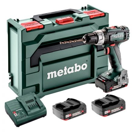 Metabo  BS18L Set Akkus fúró-csavarbehajtó 18V Li-Power 3x2,0Ah metaBOX145 602321540