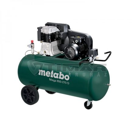 Metabo  Mega650-270D Kompresszor 270Liter, 11bar 601543000