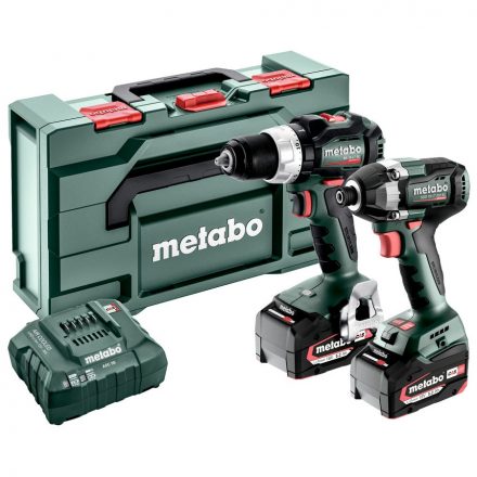 Metabo  Combo Set 2.8.4 Akkus gép szett (BS18LTBL+SSD18LT200BL) 18V Li-Power 2x5,2Ah metaBOX145L 685196000