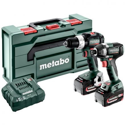 Metabo  Combo Set 2.8.8 Akkus gép szett (SB18LTBL+SSD18LT200BL) 18V Li-Power 2x5,2Ah metaBOX145L 685200000