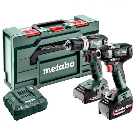 Metabo  Combo Set 2.9.2 Akkus gép szett (BS18LBL+SSW18LT300BL) 18V Li-Power metaBOX145L 685202000