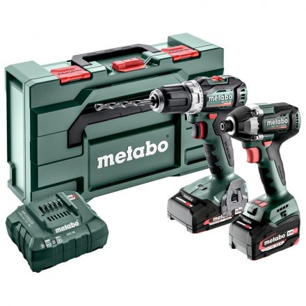 Metabo  Combo Set 2.8.3 Akkus gép szett (BS18LBL+SSD18LT200BL) 18V Li-Power metaBOX145L 685195000