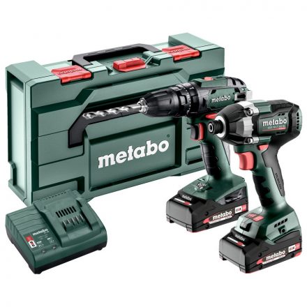 Metabo  Combo Set 2.8.5 Akkus gép szett (SB18+SSD18LT200BL) 18V Li-Power 2x2,0Ah metaBOX145L 685197000