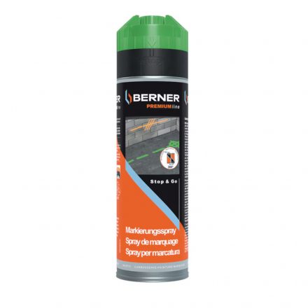 Berner  372592 Jelölőspray, NEONZÖLD 500ml