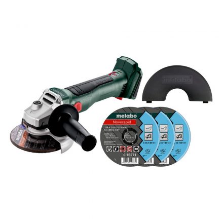 Metabo  SET W18LBL9-125 Akkus sarokcsiszoló 125mm 18V akku és töltő nélkül karton 691224000