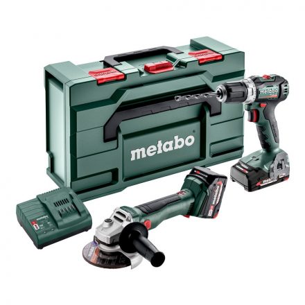 Metabo  Combo Set 2.6.5 Akkus gép szett (BS18LBL+W18LBL9-125) 18V Li-Power metaBOX165L 685233000