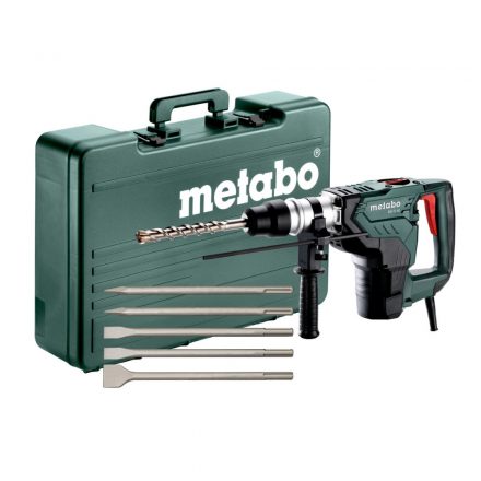 Metabo  KH5-40Set Fúró-vésőkalapács +vésőszár készlet SDS-Max 1100W koffer 691057000