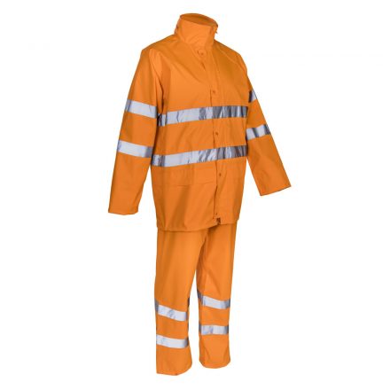 Munkavédelmi  Esőruha 2 részes HI-VIZ KAWA XL-es jólláthatósági narancssárga 5KAW1700XL