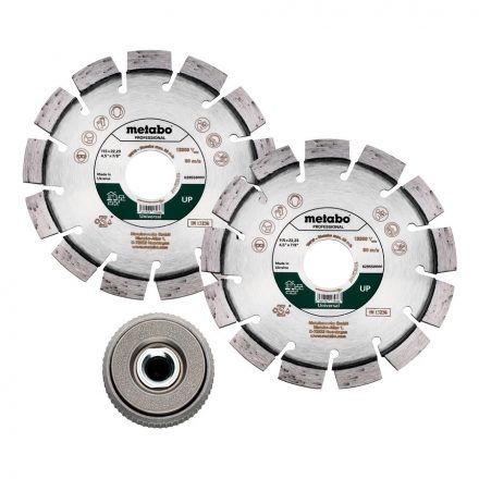 Metabo  628581000 UP Gyémánt vágótárcsa +Quick szorítóanyával, szegmentált, beton/tégla 115x22,23mm (2db)