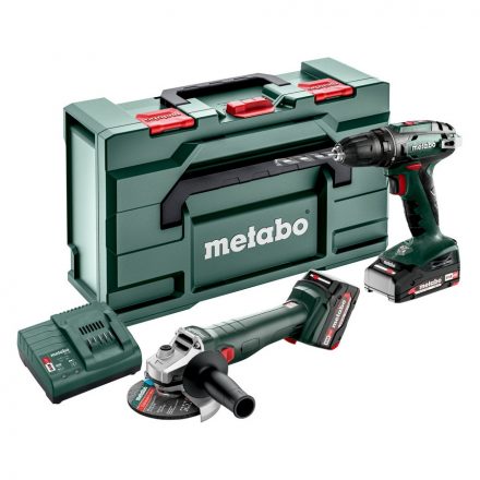 Metabo  Combo Set 2.4.3 Akkus gép szett (BS18+W18L9-125) 18V Li-Power metaBOX165L 685204500