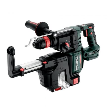 Metabo  KH18LTXBL28QSet Akkus fúró-vésőkalapács +ISA28 porelszívó SDS-Plus 18V akku, töltő nélkül, metaBOX 185 XL 601715900