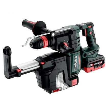 Metabo  KH18LTXBL28QSet Akkus fúró-vésőkalapács +ISA28 porelszívó SDS-Plus 18V Li-HD 5,5Ah metaBOX 185 XL 601715930