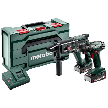 Metabo  Combo Set 2.3.2 Akkus gép szett (BS18+KH18LTX24) 18V Li-Power 2x2,0Ah metaBOX165L 685216500