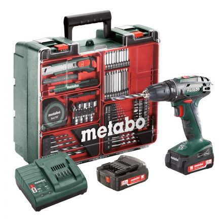 Metabo  BS14.4 Set Akkus fúrócsavarozó +MOBILMŰHELY 14,4V Li-Power 2x2,0Ah, koffer 602206880