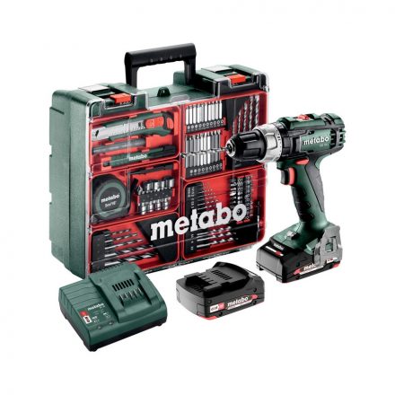 Metabo  SB18L Set Akkus ütvefúró-csavarbehajtó +MOBILMŰHELY 18V Li-Power 2x2,0Ah koffer 602317870