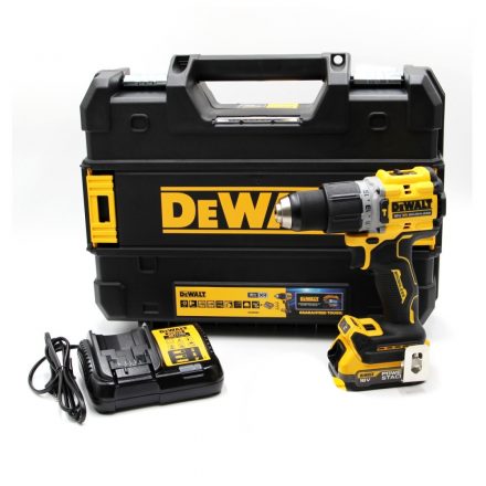 DeWalt  DCD805E1T-QW Akkus fúrócsavarozó 18V 1x1,7Ah (Powerstack) T-STAK