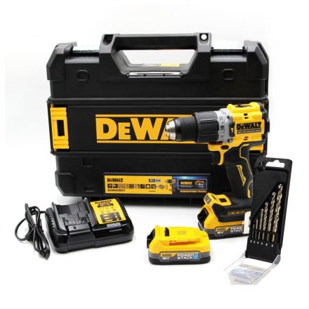 DeWalt  DCD805E2T-QW Akkus fúrócsavarozó 18V 2x1,7Ah (Powerstack) T-STAK