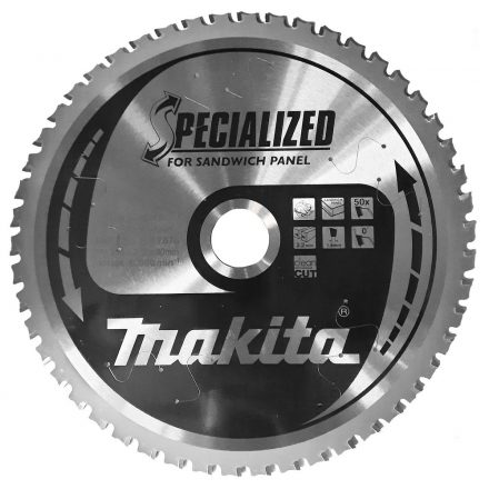 Makita  B-17675 Specialized Körfűrésztárcsa keményfémlapkás 235x30mm 50fogas SZENDVICSPANEL