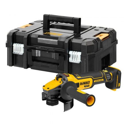 DeWalt DCG409NT-XJ Akkus sarokcsiszoló 125mm 18V Li-Ion akku és töltő nélkül, T-STAK